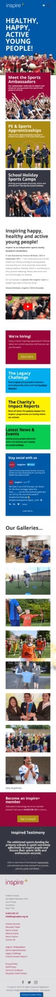 Inspire+ Full Mobile Screenshot